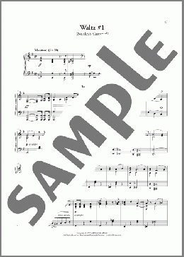 Waltz #1 (Nunley's Carousel)(Billy Joel) 楽譜 ピアノ（ソロ） ダウンロード