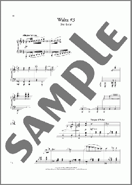 Waltz #3 (For Lola)(Billy Joel) 楽譜 ピアノ（ソロ） ダウンロード