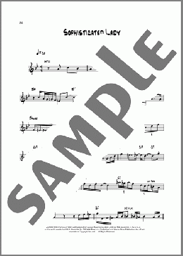 Sophisticated Lady(Dizzy Gillespie) 楽譜 トランペット（ソロ） ダウンロード