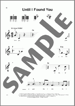 Until I Found You(Stephen Sanchez) 楽譜 ピアノ（ソロ） ダウンロード
