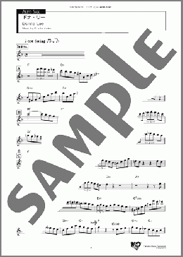 ドナ・リー Alto(Charlie Parker) 楽譜 アルトサックス（ソロ） ダウンロード