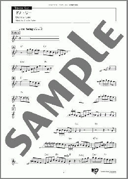 ドナ・リー Tenor(Charlie Parker) 楽譜 テナーサックス（ソロ） ダウンロード