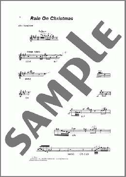 Rain On Christmas(David Sanborn) 楽譜 アルトサックス（ソロ） ダウンロード