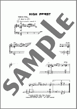 High Priest(McCoy Tyner) 楽譜 ピアノ（ソロ） ダウンロード