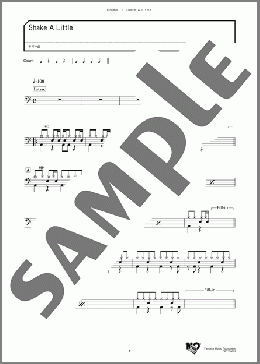 Shake A Little(ヤマハ曲) 楽譜 ドラム ダウンロード