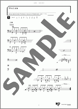 This Love(マルーン5) 楽譜 ドラム ダウンロード