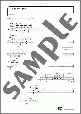 Back Home Again(YAMAHA曲) 楽譜 ドラム ダウンロード