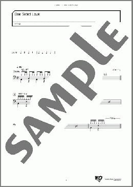One Sided Love(ヤマハ曲) 楽譜 ドラム ダウンロード