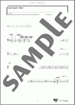Just What I Want(ヤマハ曲) 楽譜 ドラム ダウンロード