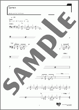 Carmen(TOTO) 楽譜 ドラム ダウンロード