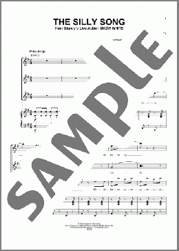The Silly Song (from Snow White) (2025)(Frank Churchill) 楽譜 ピアノ & ボーカル ダウンロード
