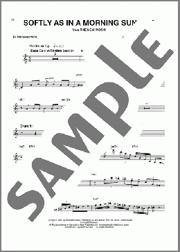 Softly As In A Morning Sunrise(Eric Dolphy) 楽譜 アルトサックス（ソロ） ダウンロード