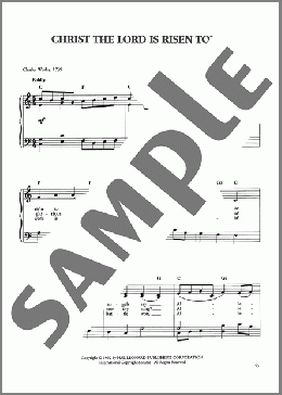 Christ The Lord Is Risen Today(Lyra Davidica/Charles Wesley) 楽譜 ピアノ（ソロ） ダウンロード