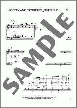 Softly And Tenderly(Will L. Thompson) 楽譜 ピアノ（ソロ） ダウンロード