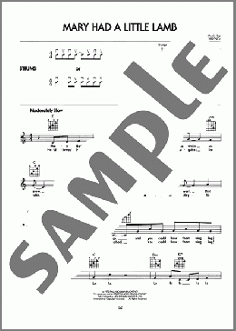 Mary Had A Little Lamb(Paul McCartney) 楽譜 メロディ ダウンロード