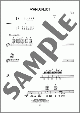 Wanderlust(Paul McCartney) 楽譜 メロディ ダウンロード