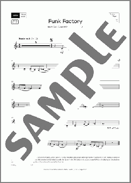 Funk Factory (Grade 1, list C2, from the ABRSM Clarinet Syllabus from 2026)(Heather Hammond) 楽譜 クラリネット ダウンロード