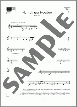 Humdinger Hoedown (Grade 1, list C3, from the ABRSM Clarinet Syllabus from 2026)(Sarah Watts) 楽譜 クラリネット ダウンロード