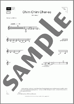 Chim Chim Cher-ee (Grade 1, list C1, from the ABRSM Clarinet Syllabus from 2026)(Richard Sherman/Robert Sherman/Richard Sherman & Robert Sherman) 楽譜 クラリネット ダウンロード