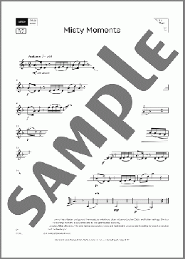Misty Moments (Grade 3, list B2, from the ABRSM Clarinet Syllabus from 2026)(Roma Cafolla) 楽譜 クラリネット ダウンロード