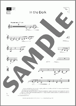 In the Dark (Grade 2, list C2, from the ABRSM Clarinet Syllabus from 2026)(Florence Anna Maunders) 楽譜 クラリネット ダウンロード