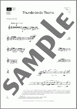 Thunderbirds Theme (Grade 5, list A1, from the ABRSM Clarinet Syllabus from 2026)(Barry Gray) 楽譜 クラリネット ダウンロード