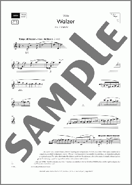 Walzer (Grade 7, list C3, from the ABRSM Clarinet Syllabus from 2026)(Antonio Scontrino) 楽譜 クラリネット ダウンロード
