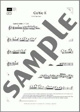 Celtic X (Grade 6, list A1, from the ABRSM Clarinet Syllabus from 2026)(Keri Degg) 楽譜 クラリネット ダウンロード
