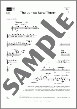 The James Bond Theme (Grade 3, list C3, from the ABRSM Flute Syllabus from 2026)(Monty Norman) 楽譜 フルート ダウンロード