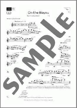 On the Bayou (Grade 5, list B3, from the ABRSM Flute Syllabus from 2026)(Clarence Cameron White) 楽譜 フルート ダウンロード