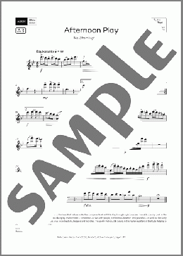 Afternoon Play (Grade 5, list A3, from the ABRSM Flute Syllabus from 2026)(David Edwards) 楽譜 フルート ダウンロード