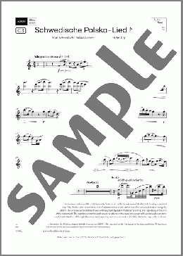 Schwedische Polska-Lied No. 4 (Grade 7, list C3, from the ABRSM Flute Syllabus from 2026)(Joachim Andersen) 楽譜 フルート ダウンロード