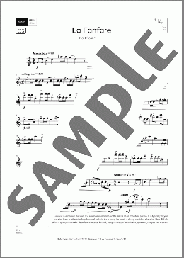 La Fanfare (Grade 4, list C3, from the ABRSM Flute Syllabus from 2026)(Hilary Taggart) 楽譜 フルート ダウンロード