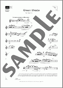 Green Shade (Grade 5, list B2, from the ABRSM Flute Syllabus from 2026)(Peter Thorne) 楽譜 フルート ダウンロード