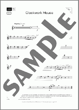 Clockwork Mouse (Grade 2, list C1, from the ABRSM Saxophone Syllabus from 2026)(Chris Gumbley) 楽譜 ソプラノサックス（ソロ） ダウンロード