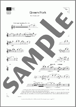 Green Park (Grade 4, list B1, from the ABRSM Saxophone Syllabus from 2026)(Barbara Arens) 楽譜 ソプラノサックス（ソロ） ダウンロード