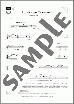 Hushabye Mountain (Grade 3, list B3, from the ABRSM Saxophone Syllabus from 2026)(Robert Sherman) 楽譜 ソプラノサックス（ソロ） ダウンロード