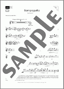 Sampaguita (Grade 4, list C3, from the ABRSM Saxophone Syllabus from 2026)(Dolores Paterno) 楽譜 ソプラノサックス（ソロ） ダウンロード