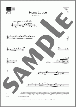 Hang Loose (Grade 5, list C3, from the ABRSM Saxophone Syllabus from 2026)(Karen Street) 楽譜 ソプラノサックス（ソロ） ダウンロード