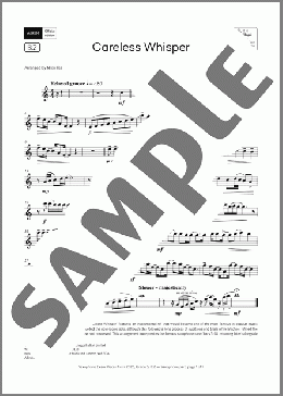 Careless Whisper (Grade 5, list B2, from the ABRSM Saxophone Syllabus from 2026)(George Michael) 楽譜 ソプラノサックス（ソロ） ダウンロード