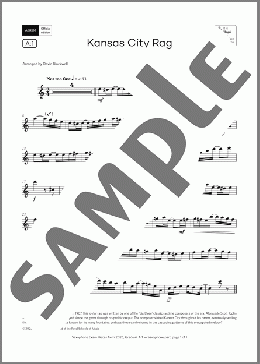 Kansas City Rag (Grade 4, list A1, from the ABRSM Saxophone Syllabus from 2026)(James Scott) 楽譜 ソプラノサックス（ソロ） ダウンロード