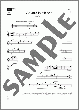 A Cafe in Vienna (Grade 4, list B1, from the ABRSM Flute Syllabus from 2026)(Barbara Arens) 楽譜 フルート ダウンロード
