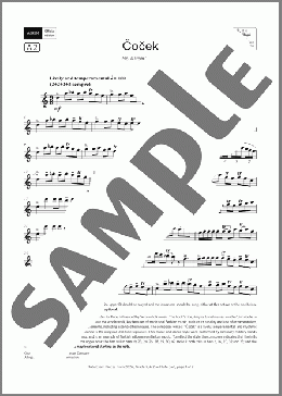 Cocek (Grade 7, list A2, from the ABRSM Flute Syllabus from 2026)(Jovana Damnjanovic) 楽譜 フルート ダウンロード