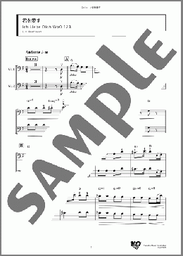 君を愛す(L. v. Beethoven) 楽譜 アンサンブル（フルスコア） ダウンロード