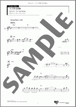 イパネマの娘 Tenor(Antonio Carlos Jobim) 楽譜 テナーサックス（ソロ） ダウンロード