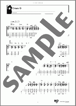 Crazy G(Traditional) 楽譜 ウクレレ（ソロ） ダウンロード