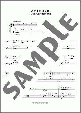 My House (from Matilda: The Musical) (Peaceful Piano Solo)(Tim Minchin) 楽譜 ピアノ（ソロ） ダウンロード