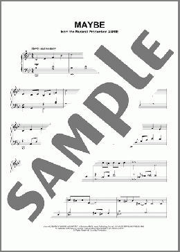 Maybe (from Annie) (Peaceful Piano Solo)(Martin Charnin/Charles Strouse) 楽譜 ピアノ（ソロ） ダウンロード