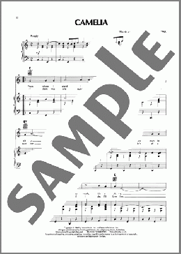 Camelia(Marty Robbins) 楽譜 ピアノ & ボーカル & ギター ダウンロード