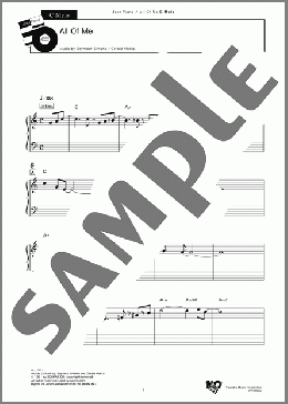 All Of Me(Seymour Simons/Gerald Marks) 楽譜 その他 中級 ダウンロード